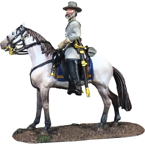 Confederate General Robert E. Lee Mounted 1/30 Figure WILLIAM BRITAIN (31451) 1:30 Scale Metal by William Britain Main Image
