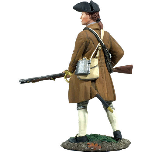 Colonial Militia Standing Ready No.2 1/30 Figure WILLIAM BRITAIN (16070) 1:30 Scale Metal by William Britain Alt Image 1
