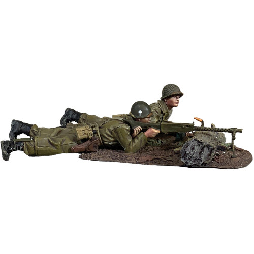 101st Airborne Machine Gun Team 1/30 Figure Set William Britain (25240) 1:30 scale Metal by William Britain Main Image