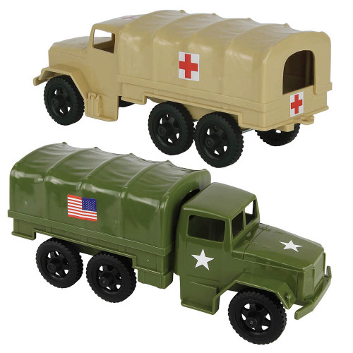 Tim Mee 1/35 M34 Deuce and a Half Plastic Vehicles  - 2 Piec 1:35 Scale Plastic by Tim Mee Main Image