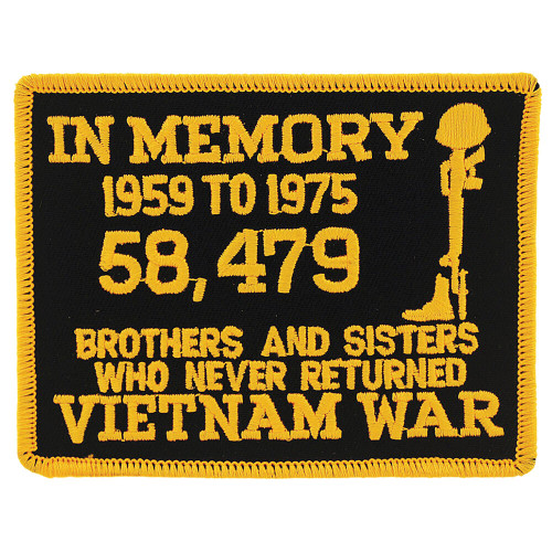 In Memory Vietnam War Patch PM1344 (M032)  Cotton Twill by Eagle Emblems Main Image