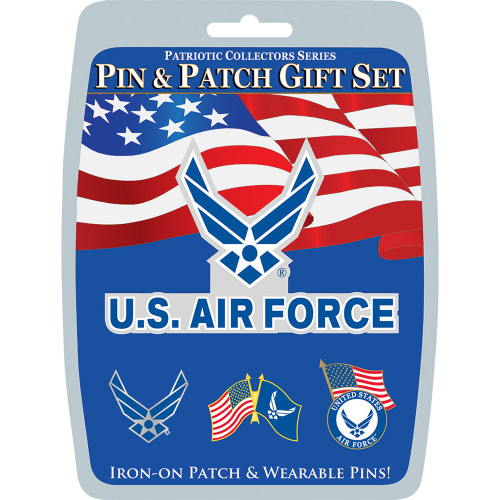 Air Force Pin & Patch Gift Set  DIS0020 (PP012)   by Eagle Emblems Main Image