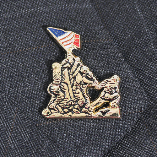 Iwo Jima Lapel Pin 115132   by Ruffin Flag Company Alt Image 1