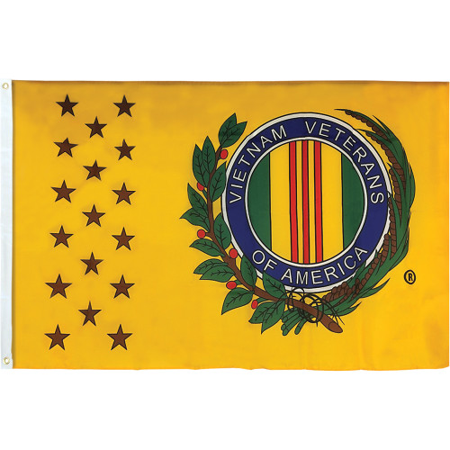 Vietnam Veterans of America Yellow Flag   by Ruffin Flag Company Main Image