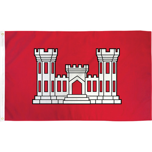 U.S. Army Engineers Flag   by Ruffin Flag Company Main Image