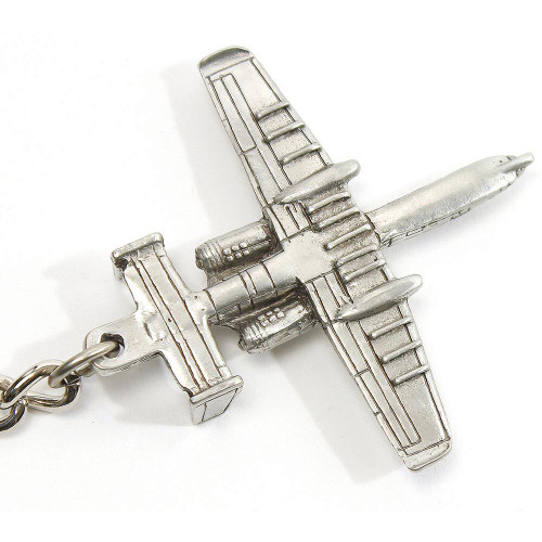 A-10 Thunderbolt Keychain K325  Pewter by Sparta Pewter USA Alt Image 2