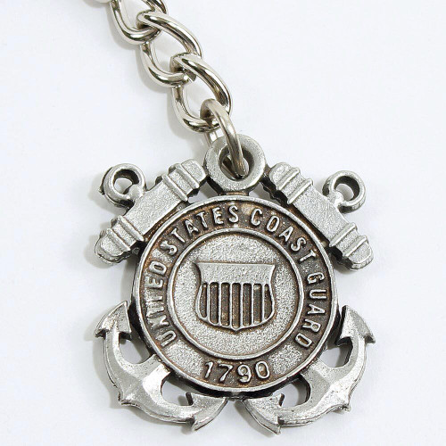 U.S. Coast Guard Keychain K523  Pewter by Sparta Pewter USA Alt Image 2