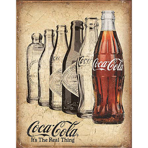 Coca-Cola The Real Thing Metal Sign   by Desperate Enterprises Main Image