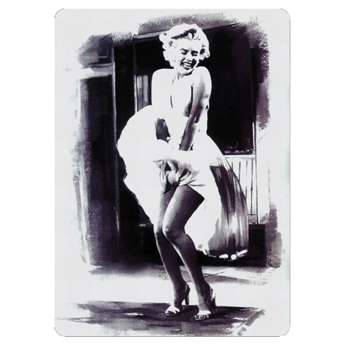 Marilyn Monroe Dress Metal Sign S4S4105  Embossed Aluminum by Signs 4 Fun Main Image