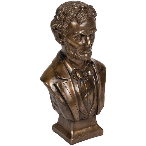 Abraham Lincoln Cold Cast Bronze Bust Sculpture   by Pacific Trading Alt Image 1