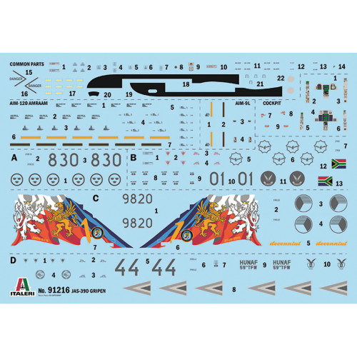 JAS-39D Gripen 1/72 Kit 1:72 scale Plastic by Italeri Alt Image 2