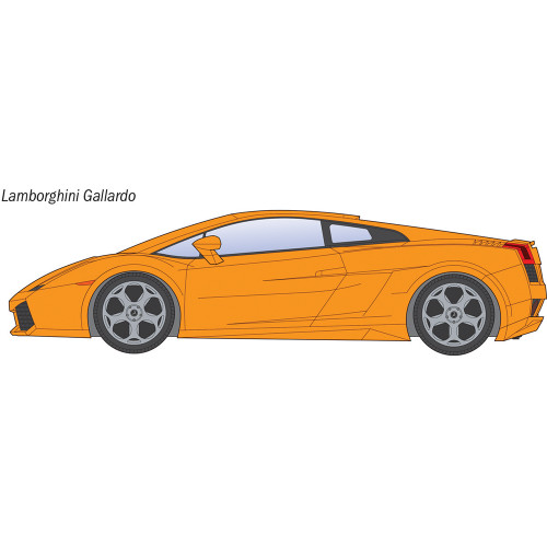 Lamborghini Gallardo 1/24 Kit 1:24 scale Plastic by Italeri Alt Image 3