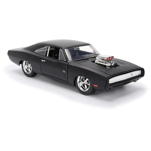 DOM's Dodge Charger R/T - Primer Black (Movie 4) Fast & Furious 1:24 Scale Diecast Metal by Jada Toys Alt Image 4