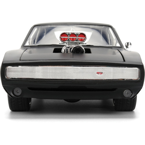 DOM's Dodge Charger R/T - Primer Black (Movie 4) Fast & Furious 1:24 Scale Diecast Metal by Jada Toys Alt Image 8