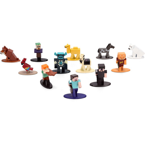 Minecraft Nano Metal figure 12-Pack  Diecast Figures by Jada Toys Alt Image 2
