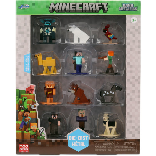 Minecraft Nano Metal figure 12-Pack  Diecast Figures by Jada Toys Alt Image 6