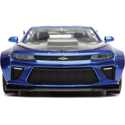 2016 Chevy Camaro SS - Blue 1:24 Scale Diecast Metal by Jada Toys Alt Image 2