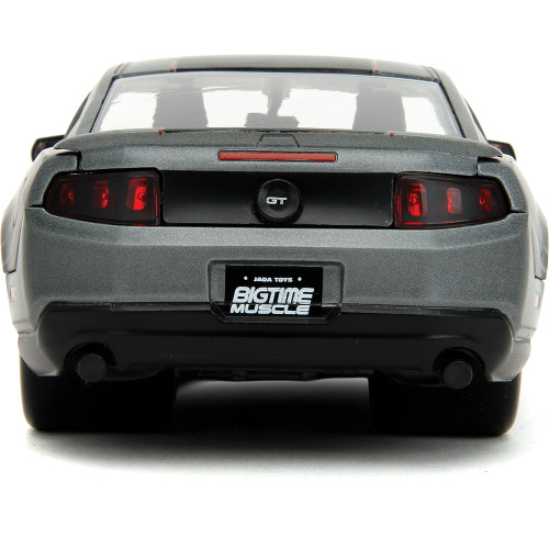 2010 Ford Mustang GT - Gray 1:24 Scale Diecast Metal by Jada Toys Alt Image 8