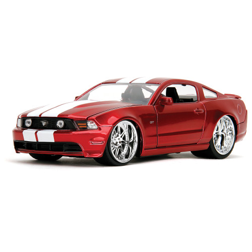 2010 Ford Mustang GT - Candy Red 1:24 Scale Diecast Metal by Jada Toys Main Image