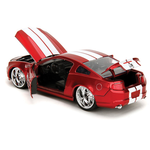 2010 Ford Mustang GT - Candy Red 1:24 Scale Diecast Metal by Jada Toys Alt Image 6