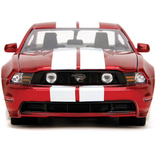 2010 Ford Mustang GT - Candy Red 1:24 Scale Diecast Metal by Jada Toys Alt Image 8