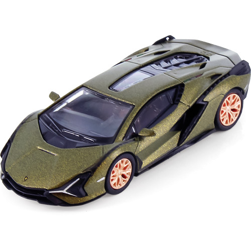 Lamborghini Sian Fkp37 - Green 1:64 Scale Diecast Metal by Poster Cars Main Image