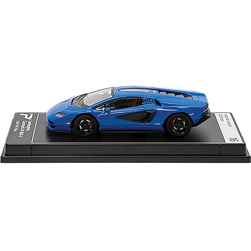 Lamborghini Countach - Blue 1:64 Scale Diecast Metal by Poster Cars Alt Image 2