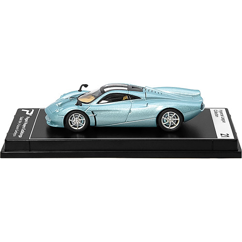 Pagani Huayra Codalunga - Azure 1:64 Scale Diecast Metal by Poster Cars Alt Image 2