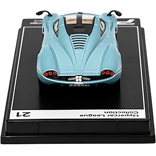 Pagani Huayra Codalunga - Azure 1:64 Scale Diecast Metal by Poster Cars Alt Image 3