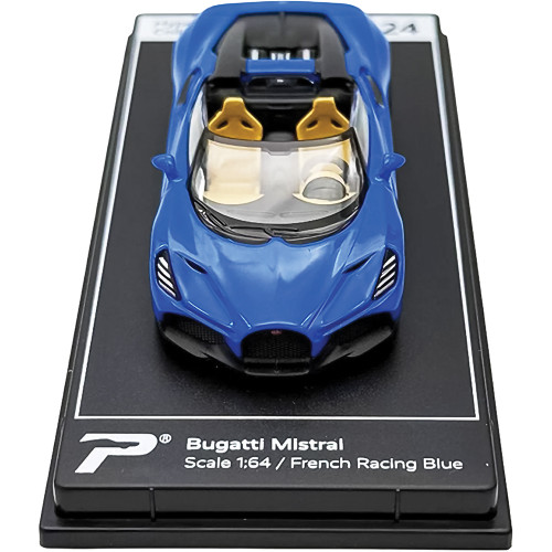 Bugatti Mistral - French Blue 1:64 Scale Diecast Metal by Poster Cars Alt Image 4
