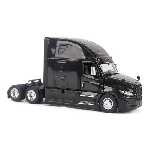 2025 Freightliner Cascadia Gen-5 Sleeper Tractor - Night-Shift Black 1:50 Scale Diecast Model Truck by Diecast Masters Alt Image 2