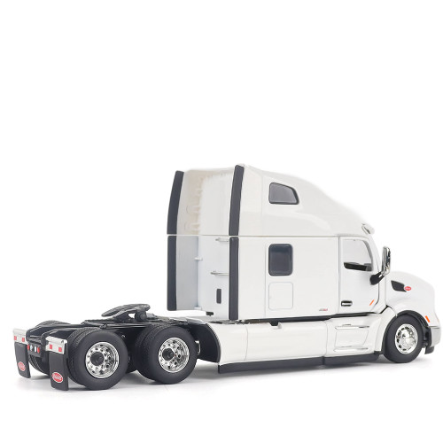Peterbilt 579 Ultraloft Tandem Tractor with Great Dane Champion 53ft Dry Cargo Trailer (White) 1:50 Scale Diecast Model Truck by Diecast Masters Alt Image 2