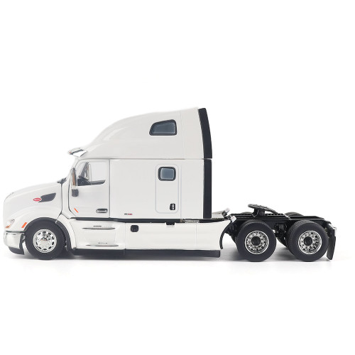Peterbilt 579 Ultraloft Tandem Tractor with Great Dane Champion 53ft Dry Cargo Trailer (White) 1:50 Scale Diecast Model Truck by Diecast Masters Alt Image 5
