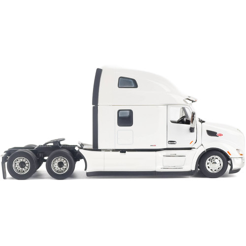 Peterbilt 579 Ultraloft Tandem Tractor with Great Dane Champion 53ft Dry Cargo Trailer (White) 1:50 Scale Diecast Model Truck by Diecast Masters Alt Image 8