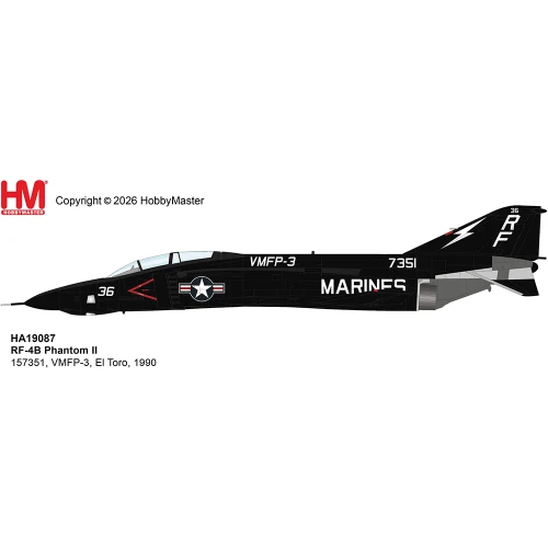 RF-4B Phantom II 1/72 Die Cast Model   by Hobby Master Main Image