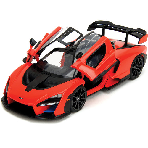 McLaren Senna - Neon Red Fast & Furious 1:24 Scale Diecast Metal by Jada Toys Alt Image 3