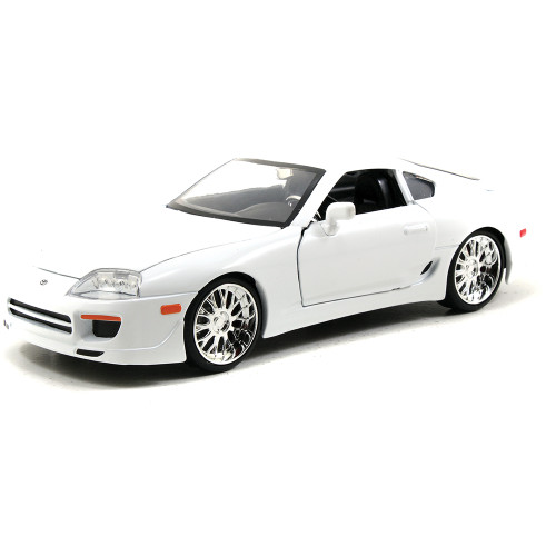 BRIAN's Toyota Supra - Glossy White Fast & Furious 1:24 Scale Diecast Metal by Jada Toys Main Image