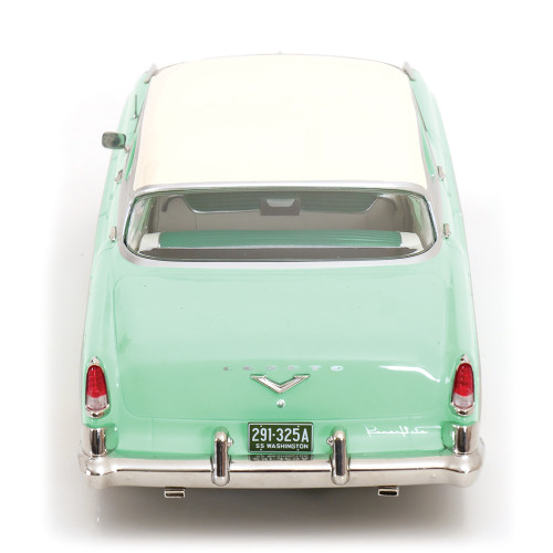 1955 DeSoto Fireflite Sedan - Light Green & Cream 1:18 Scale Diecast Model Car by KK Scale Alt Image 4