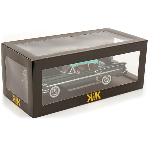 1958 Chevrolet Bel Air Impala Coupe - Green 1:18 Scale Diecast Model by KK Scale Alt Image 5