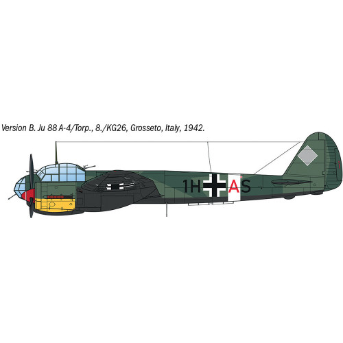 Junkers Ju 88 A-17 1/72 Kit 1:72 Scale  by Italeri Alt Image 4