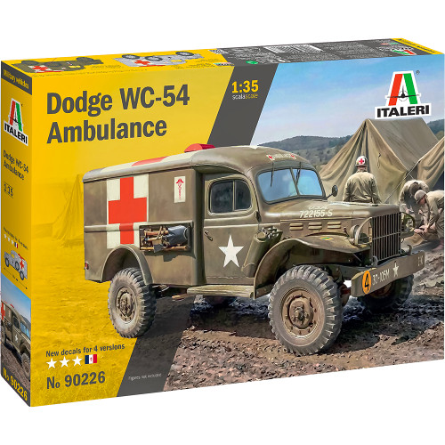 Dodge WC54 Ambulance 1/35 Kit 1:35 Scale  by Italeri Main Image