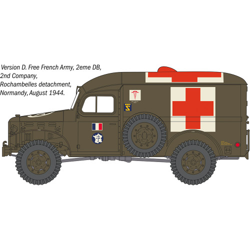 Dodge WC54 Ambulance 1/35 Kit 1:35 Scale  by Italeri Alt Image 6