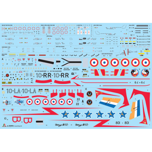 Mirage IIIC 1/32 Kit 1:32 Scale by Italeri | Fairfield Collectibles