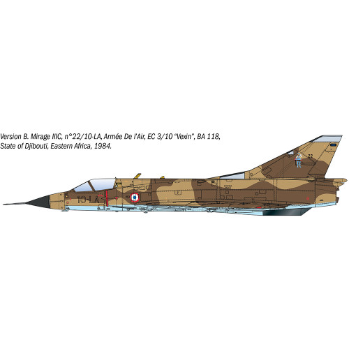 ITALERI 1/32 Mirage IIIC プラモデル　未開封品 Mirage IIIC 1/32 Kit 1:32 Scale by Italeri | Fairfield Collectibles