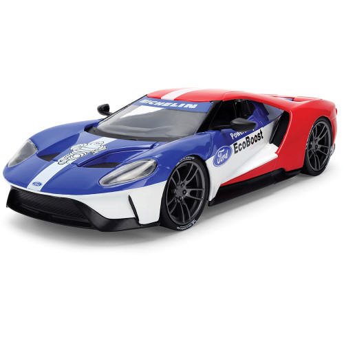 2017 Ford GT w/MICHELIN MAN Figure 1:24 Scale Diecast Metal by Jada Toys Alt Image 1