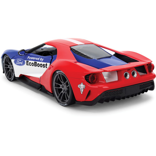 2017 Ford GT w/MICHELIN MAN Figure 1:24 Scale Diecast Metal by Jada Toys Alt Image 6