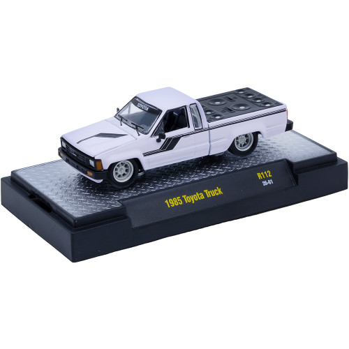 1985 Toyota Truck - White 1:64 Scale Diecast Metal by M2 Machines Alt Image 1