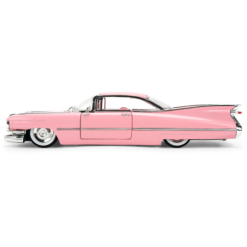 1959 Cadillac Coupe DeVille - PINK 1:24 Scale Diecast Model Car by Jada Toys Alt Image 6