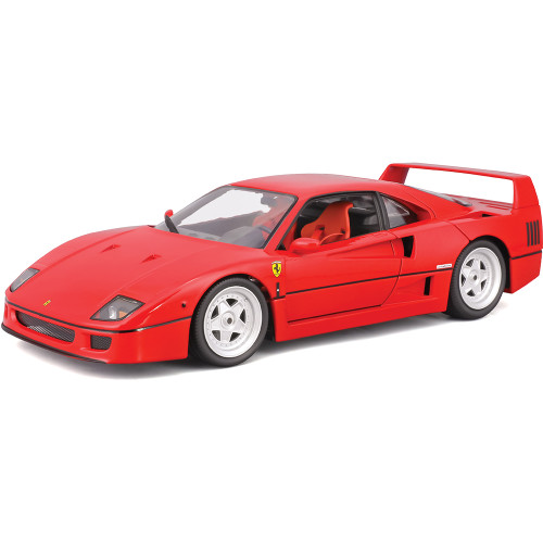 Ferrari F40 - Red 1:18 Scale Diecast Model Car by Bburago Main Image