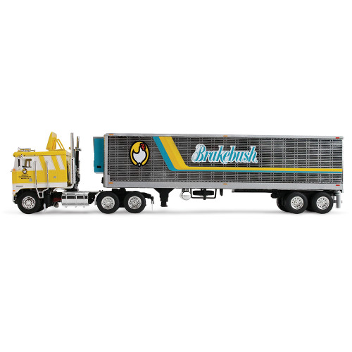 Kenworth® K100 COE Flat Top & 40' Vintage Trailer with Reefer - Legacy™ Series #6 - Brakebush 1:64 Scale Diecast Metal by Diecast Promotions Alt Image 2